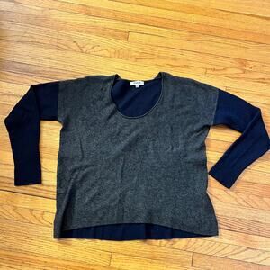 Madewell Sweater Womens Small Kimball Color Block Wool Alpaca Blend K5759